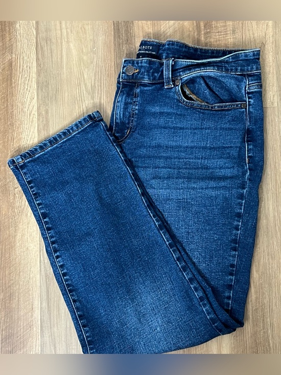 Talbots Denim - Talbot Boyfriend Jeans Size 16 Simply Flattering Collection Indigo Blue
